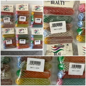 10 Plastic HAIR ROLLERS (70mm length, 18mm diameter) - Picture 1 of 8