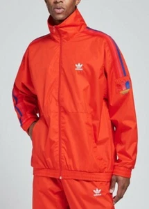 NEW Adidas Originals 3D Trefoil 3-Stripes Track Jacket Active Red GE6248 SMALL - Picture 1 of 4