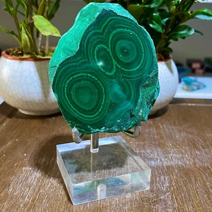 370G Natural peacock stone quartz crystal luster mineral specimen - Picture 1 of 12