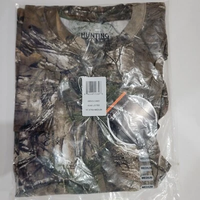 Hunting Zone RealTree Shirt Mens Medium Camoflauge Hunting Long Sleeve - Image 1 of 3