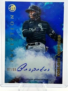 YOELQUI CESPEDES 2021 BOWMAN INCEPTION BLUE PROSPECT AUTO 97/99 #PA-YCS JT - Picture 1 of 2
