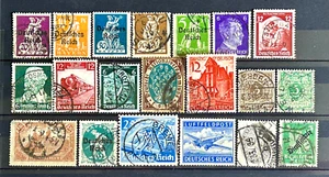 German Reich lot of 20 stamps used /457 - Picture 1 of 1