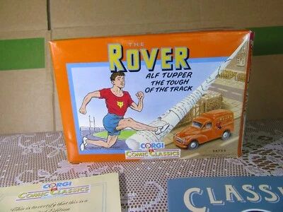 586Y Corgi Comic Classics 98756 Scatola Vuota Per Morris 1000 Van The Rover - Immagine 1 di 4
