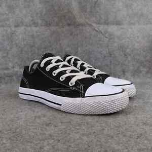 Airwalk Shoes Womens 9.5 Sneakers Casual Canvas Lace Up Low Black White Trainer