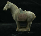 16.5 CM Chinese Tang Sancai Porcelain horse Statue Pottery animal sculpture