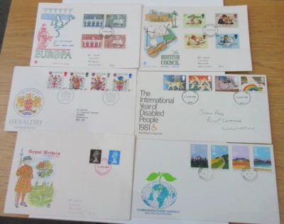 QUEEN ELIZABETH II VARIOUS STAMP COVERS X 6 - PLEASE SEE PHOTOGRAPHS - Image 1 of 4