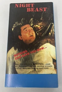 Night Beast VHS Tape 1987 Don Dohler Horror Sci-Fi Galaxy Invader PAL Rare - Picture 1 of 5