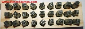 Single letter stamp for Metal Jewelry A to Z available punch 1/4" Heavy Duty - Picture 1 of 1