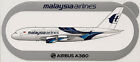 Official Airbus Industrie Malaysia Airlines A380 Sticker