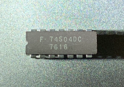Fairchild 74S04-DC Schottky шестигранный инвертор винтажный IC - Изображение 1 из 2