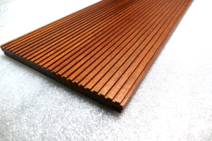 2,4 m Massivholzplatten, gemeißelte Wandpaneele, 3D Holz Wandverkleidung Dekor - Bild 1 von 4