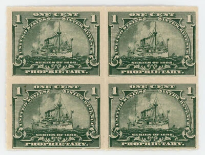 US Rev Scott #RB24 Block of 4 | Mint NH | VF/XF Very Extra Fine - Image 1 of 2