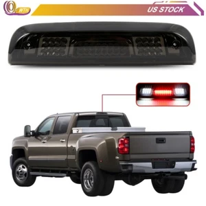 Third brake light For 2014-2018 GMC Sierra 1500 Chevy Silverado 1500 Smoke Lens - Picture 1 of 12