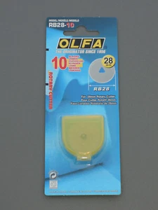 Cuchillo de repuesto OLFA RB28-10 10 piezas cuchillas de rodillo cuchillas de rodillo cortador de rodillos RTY-1 - Imagen 1 de 2