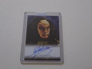The Complete Star Trek Deep Space Nine DS9 J.G. Hertzler A17 autograph card
