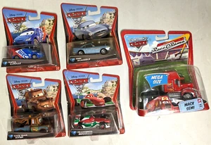 💥Disney☆Pixar Cars 2☆Caroule☆McMissile☆Mater☆Bernoulli☆Mack Semi☆2010☆Lot - Picture 1 of 6