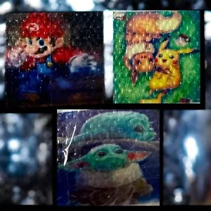 Diamond Painting Kit Super Mario Pokemon Star Wars Set Of 3 Brand New Sealed - Picture 1 of 10