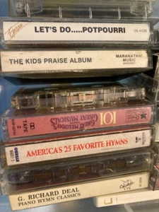 CASSETTE TAPE lot approximately 18 vintage rare analog see photos for titles - Picture 1 of 3