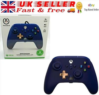 PowerA Enhanced Wired Controller for Xbox - Blue Inline, Gamepad, Wired Video - Image 1 of 4