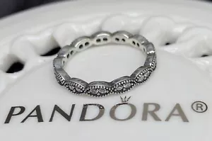 Authentischer Pandora funkelnder Blätter Ring #190923CZ - Bild 1 von 5