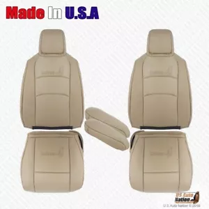 2013 Ford E150 E250 E350 E450 E550 Front Bottoms-Tops-Armrests Vinyl Cover Tan - Bild 1 von 8