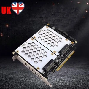 U.2 Dual-Disk Adapter Card U2 To PCI E Adapter Card with LED Indicator Mixture - Afbeelding 1 van 9