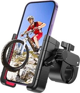 Bike Phone Holder Camera Friendly 360° Rotateable for Electric Scooter Dirt Bike - Picture 1 of 8