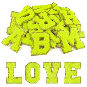 26Pcs Self Adhesive Chenille Letter Patches A-Z Chenille Letters for Clothing... - Picture 1 of 6