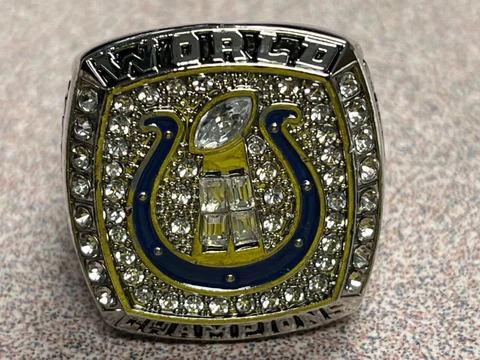 2006 PEYTON MANNING COMMEMORATIVE CHAMPIONSHIP RING COLTS SIZE 10 Cover