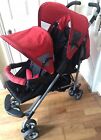 Petite Star Double Twin Tandem Duo Buggy Pushchair Folding From Birth Unisex