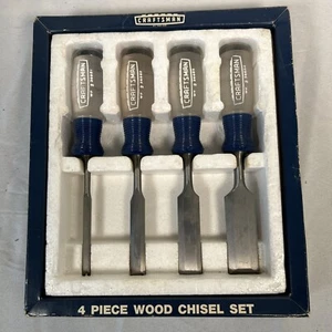 NEW in Box Vintage Sears Craftsman Wood Chisel Set 9-36867 1/4” 1/2” 3/4” 1” - Picture 1 of 4