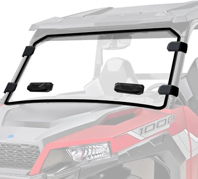 2-In-1 Vented Window Anti-scratch PC For 2017-2025 Polaris General 1000/4 1000 - Image 1 of 4