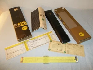 Vtg Pickett All Metal Slide Rule Trig N-1010-ES w/ Original Case & Box - Picture 1 of 17