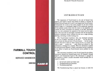 Case - Farmall Touch Control Service Handbook GSS1024 - Bild 1 von 1