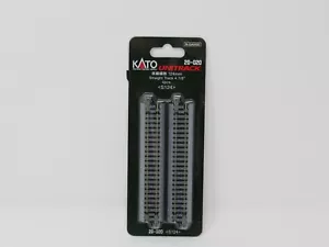 Kato Unitrack 20-020 Pista Dritta 4 7/8" 124mm 4 pz per Modelli Treni Scala N - Foto 1 di 3