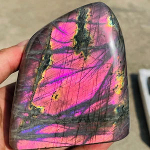 1.60lb Natural Purple Red Labradorite Quartz Crystal Display Specimen Healing - Picture 1 of 8
