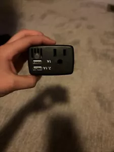 BESTEK 75W Power Inverter DC 12V to AC 110V DC5V/2.1A Auxiliary Car Power Outlet - Picture 1 of 5