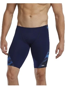 TYR Herren Durafast Elite Athletic Jammer Badeanzug Blau 30 - Bild 1 von 9