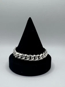 Cubano Miami in argento 925 8,5" 12 mm - Foto 1 di 2