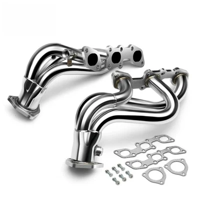 Coletor de escape de aço inoxidável para 90-96 Nissan 300ZX V6 3.0L cabeçalho curto - Imagem 1 de 4