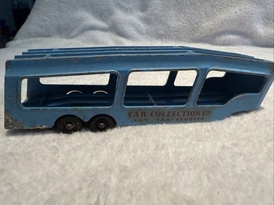 Matchbox Bedford Car Transporter azul, Lesney, Inglaterra Foto 1 de 4