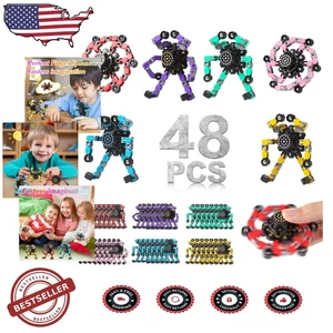 Transformable Fidget Spinner 4er Pack Kinder Erwachsene Stressabbau Spielzeug - Bild 1 von 9