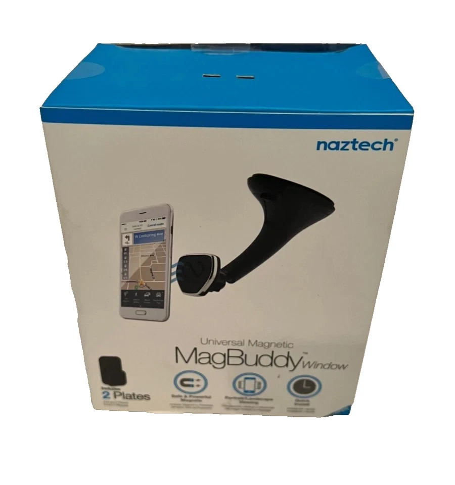 Naztech MagBuddy Elite Windshield Mount Adjustable w Quick & Easy Installation - Image 1 of 4