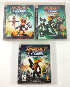 Lot 3 jeux Playstation 3 PS3 VF Ratchet Clank Crack Time Quest Booty Operation - Imagen 1 de 3