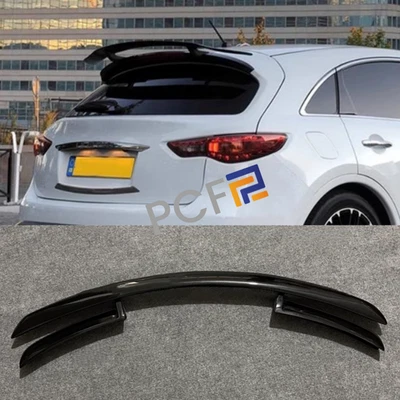 Fits 2009-13 Infiniti FX35 FX37 FX50 Tailgate Roof ABS Gloss Black Spoiler Wing Foto 1 de 4