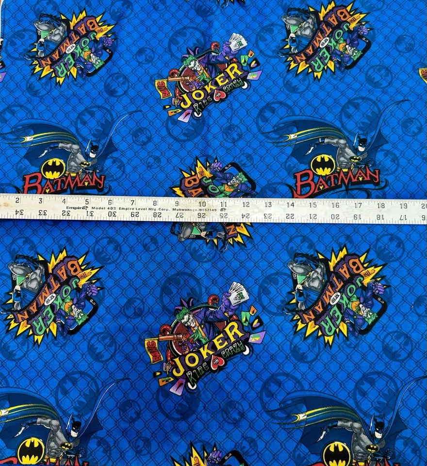 VINTAGE Batman And Joker - 2.5 YDS x 44” - Image 1 of 1