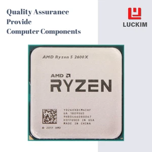 AMD Ryzen 5 2600X CPU - Socket AM4 6 Cores 12 Threads 3.6GHz  3MB L2 Cache 16MB - Picture 1 of 7