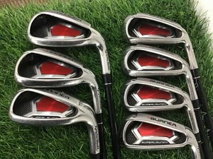 TaylorMade BURNER SUPER LAUNCH Iron Set 4-9,Pw 7pc Flex Regular Fubuki 50 - Picture 1 of 6