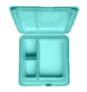, - SoftShell Luncher Reusable Silicone Food Storage Container with Connected... - Picture 1 of 8