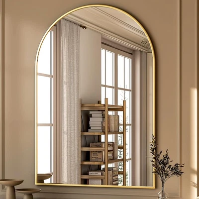 24x36 inch Arch Bathroom Mirror - Arched Bathroom Mirror/Wall Mounted Vanity ... - Image 1 of 4